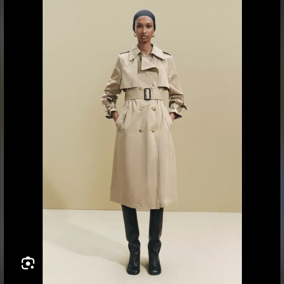 Zara trench coat rain coat 🧥 - Picture 11 of 12